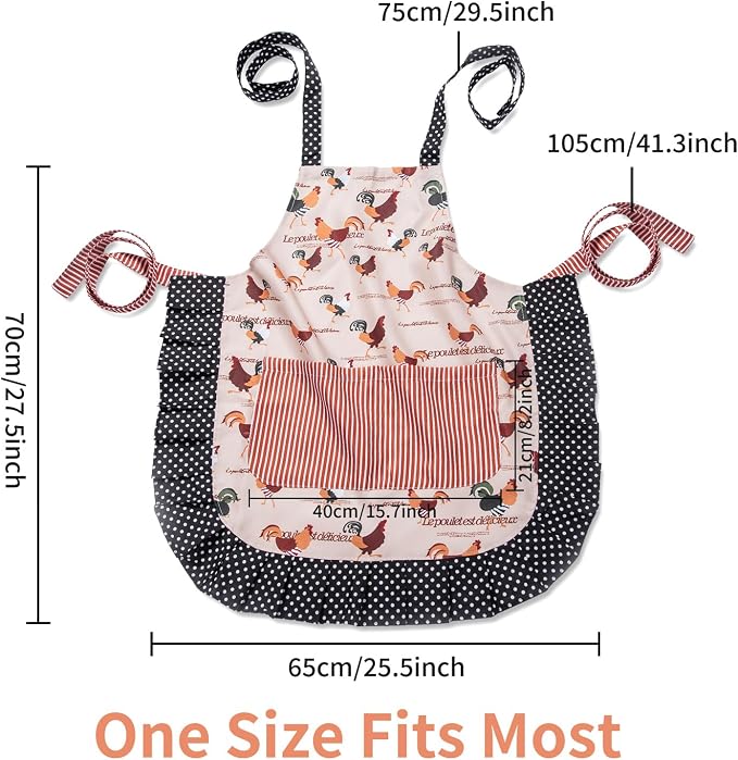 Lovely Flower Pattern Retro Aprons - Image 6