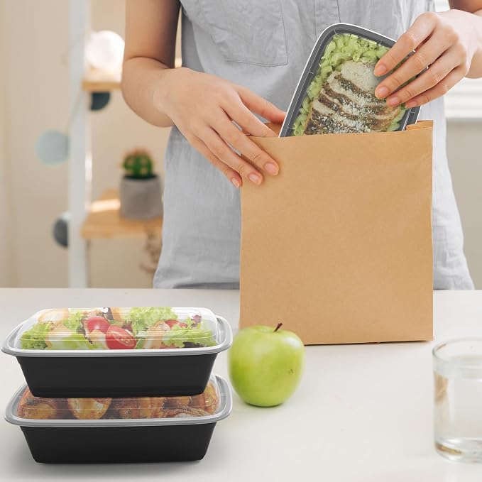RANLITTLE Meal Prep Containers Reusable 38oz - Image 6