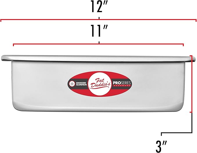 Fat Daddio's POB-11153 Sheet Cake Pan - Image 3