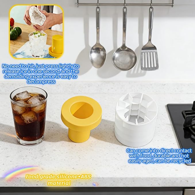 3D Upgraded Silicone Ice Cube Tray - Image 6