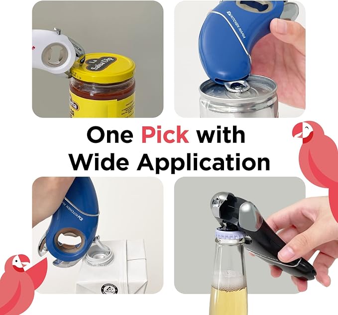 Kitchen Mama Epic One Multifunction Opener: A Pick Ergonomic Opener- Magnetic - Image 4