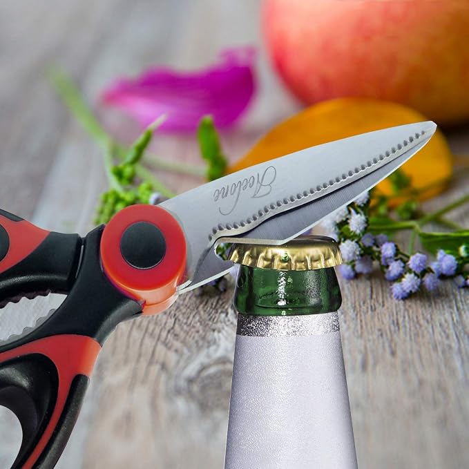 Kitchen Shears, Acelone Premium Heavy Duty Shears Ultra Sharp Stainless Steel - Image 5