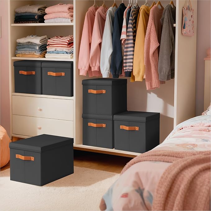 Homsorout Storage Bins with Lids - Image 5
