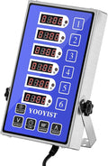 Precision Kitchen Timers for Cooking – 6 Channel Commercial Kitchen Timer by YOOYIST