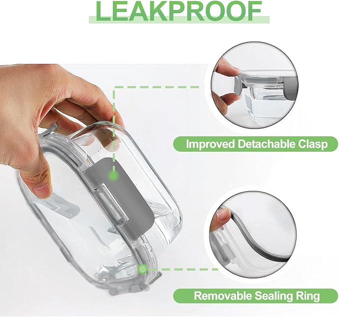 HOMBERKING Glass Food Storage Containers - Image 4