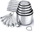 TILUCK Stainless Steel Measuring Cups & Spoons Set, Cups and Spoons, Kitchen by TILUCKBringsGoodLuck