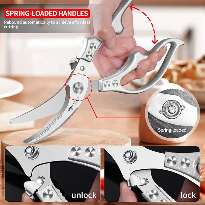 MAD SHARK Heavy Duty Poultry Shears, Kitchen Shears - Image 4