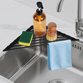 HANZENMA Triangular Sink Rack, Foldable Sink Drying mat, Heat-Resistant by HANZENMA