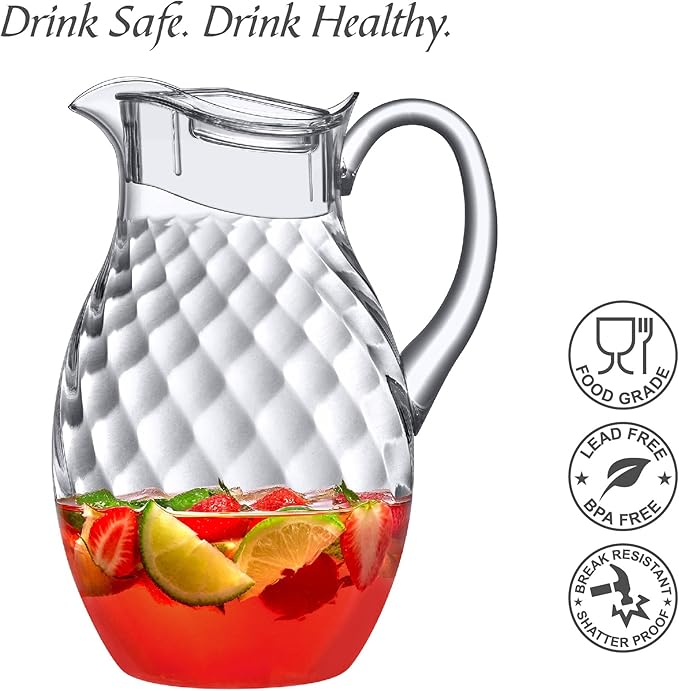 Amazing Abby - Bubbly Whirly Grand - Plastic Pitcher, Fridge Jug, Shatter-Proof - Image 6