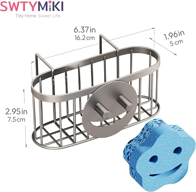 SWTYMIKI Sponge Holder for Kitchen Sink - Image 7