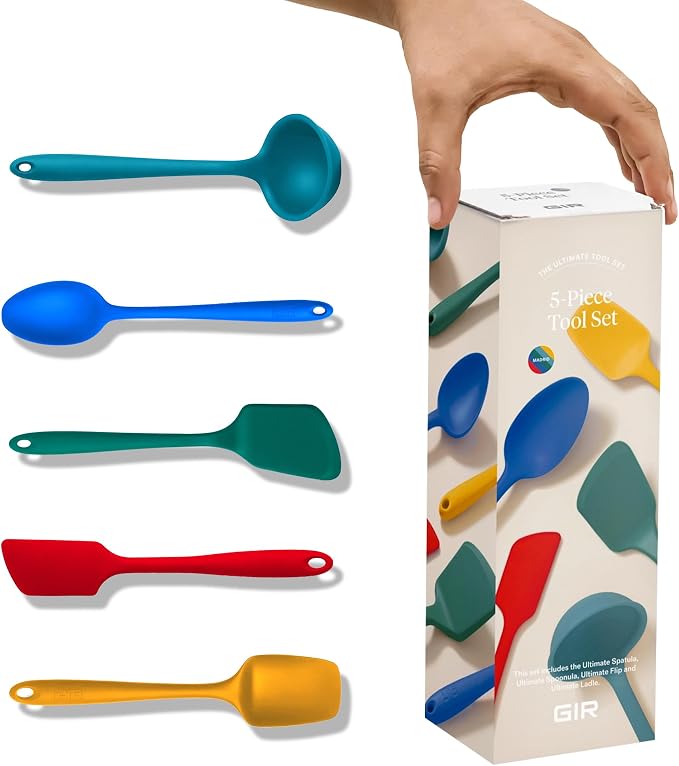 GIR: Get It Right 5-Piece Silicone Ultimate Kitchen Utensils Set by GIRGetItRight
