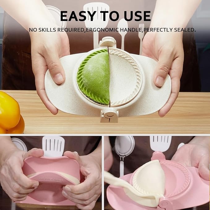 6 Inch Empanada Maker Press, Extra Large Dumpling Maker Set - Image 4