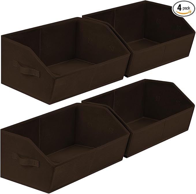 Homsorout Closet Baskets for Shelves Trapezoid by Homsorout