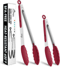 HOTEC Premium Stainless Steel Locking Kitchen Tongs by Hotec