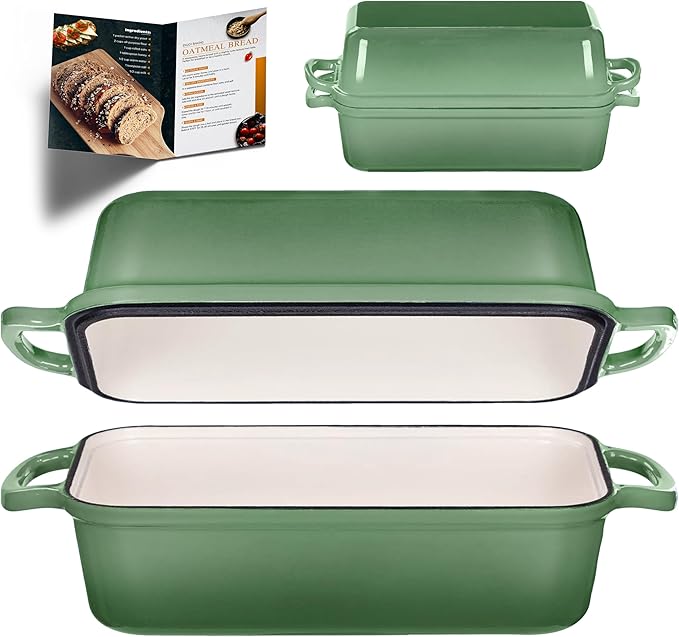 11x5 Inch Cast Iron Bread Pan by Unknown