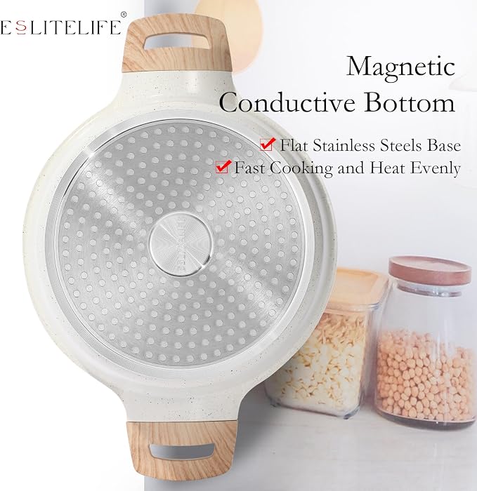 ESLITE LIFE Nonstick Stock Pot - Image 7