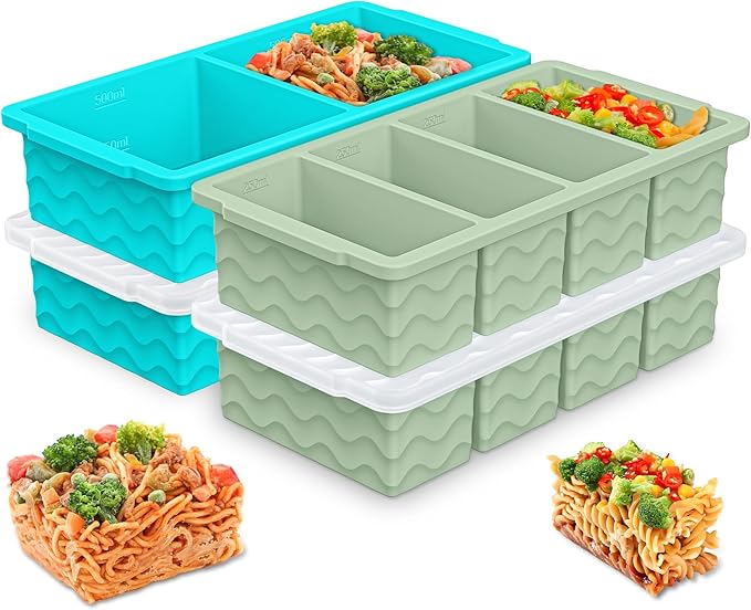 Silicone Freezer Molds for Soup by Aopigavi