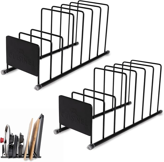 Cuisinel Lid and Dish Organizer Rack by Cuisinel