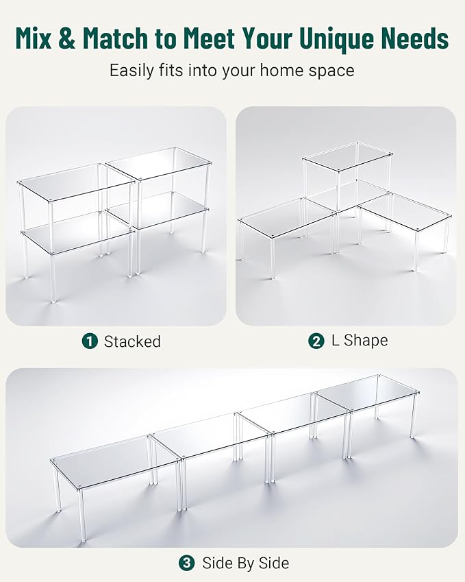 Bobomoment Acrylic Cabinet Organizer, Spice Rack Organizer - Image 8