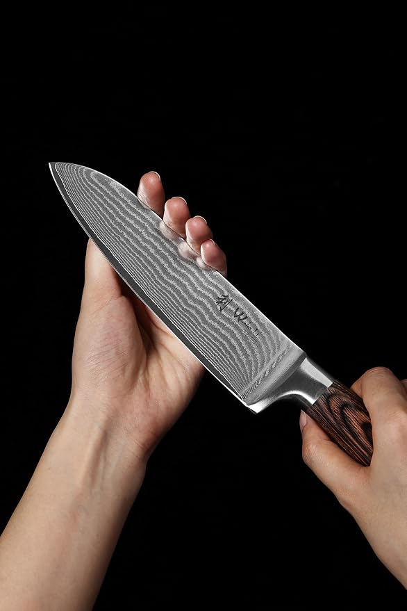 Wakoli EDIB 4-Piece Damascus Knife Set – Professional Kitchen Knife Set - Image 11