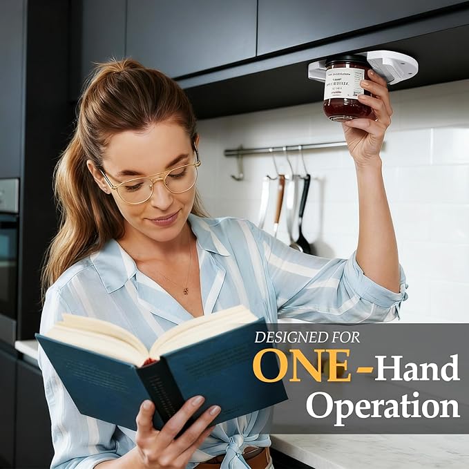 Mount-on Cabinet Jar Opener for Weak Hands, Seniors - Image 8