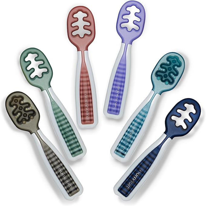 NumNum Baby Spoons Set, Baby Essentials Pre-Spoon GOOtensils by NumNum