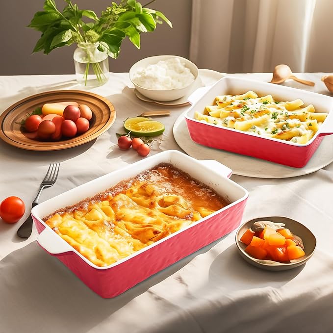 Casserole Dishes for Oven, Ceramic Baking Dishes, Lasagna Pan - Image 8