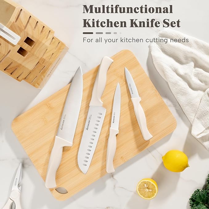 Knife Set, Astercook 22-Piece Kitchen Knife Set - Image 8