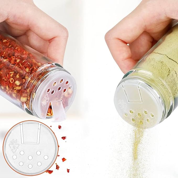 Glass Spice Jars with Label - Image 3