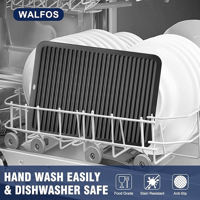 Walfos Large Silicone Trivet 16x12 Inch, Trivets - Image 7