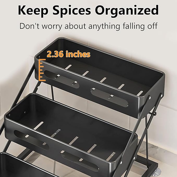 Ceetug 3 Tier Foldable Spice Rack - Image 6