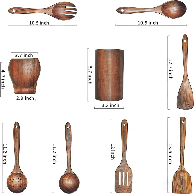 Wooden Spoons for Cooking - Image 3