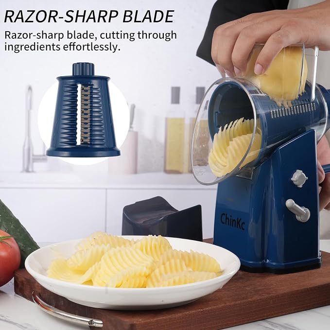 Upgrade Rotary Cheese Grater Shredder - Image 7