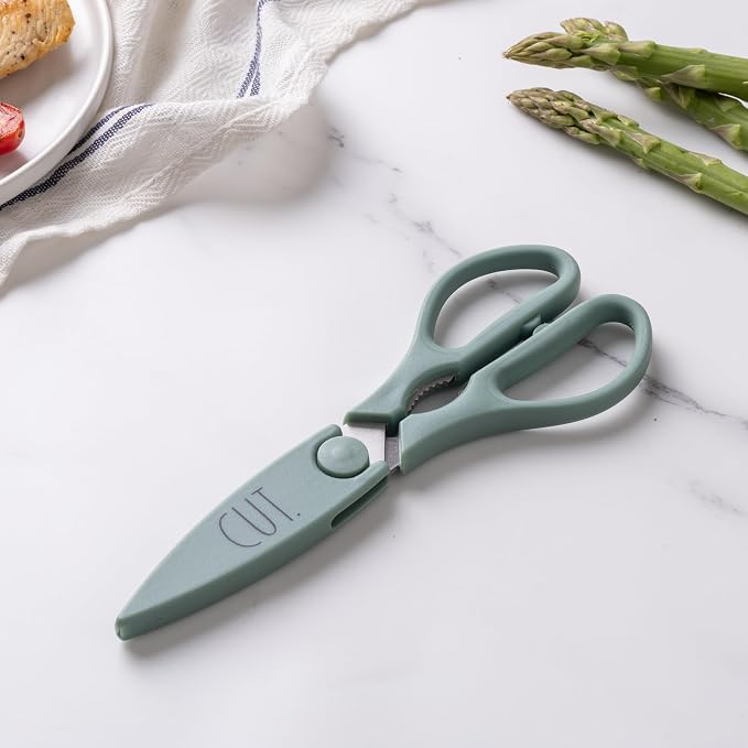 Rae Dunn Kitchen Scissors- Stainless Steel Kitchen Shears, Cooking Scissors - Image 2