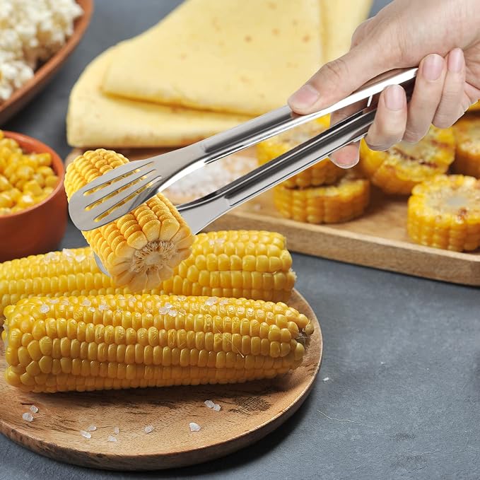 Serving Tongs Kitchen Tongs, Buffet Tongs, Stainless Steel Food Tong Serving - Image 5