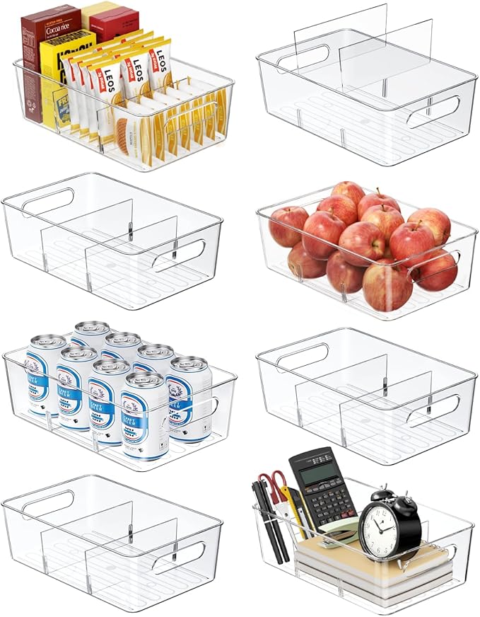 Mpotmiy Pantry Organizers and Storage, 8 Pack Snack Organizer by Mpotmiy