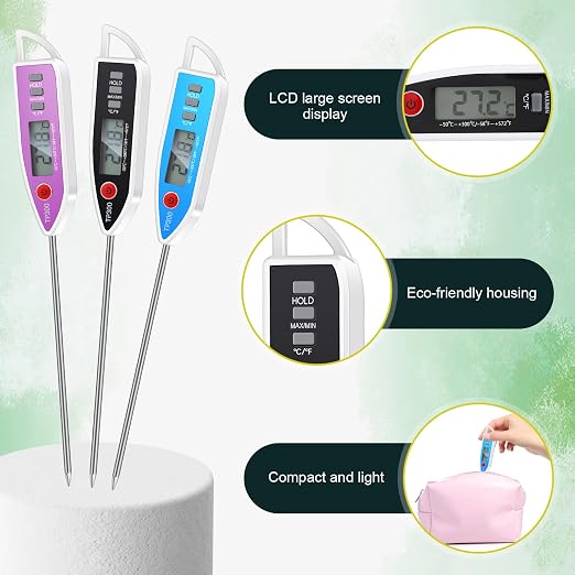 Copkim 10 Set Waterproof Food Thermometer - Image 3