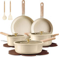CAROTE 14Pcs Pots and Pans Set Non stick, Ceramic Cookware Set, Non-toxic by CAROTE