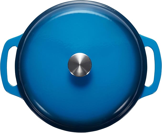 Amazon Basics Enameled Cast Iron Dutch Oven Pot - Image 3