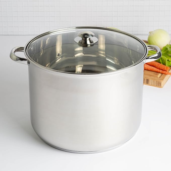 Ecolution Stainless Steel Stock Pot, Encapsulated Induction Ready Cooking Pot - Image 7