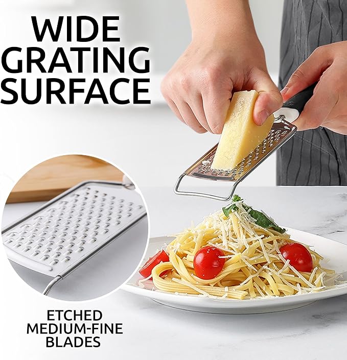 Zulay Kitchen Professional Cheese Grater Stainless Steel - Image 6