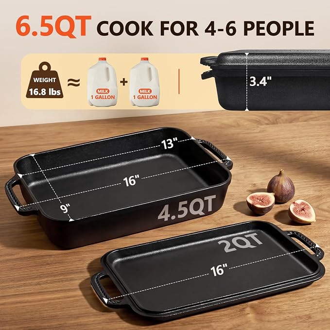9x13" Casserole Dishes for Oven - Image 3