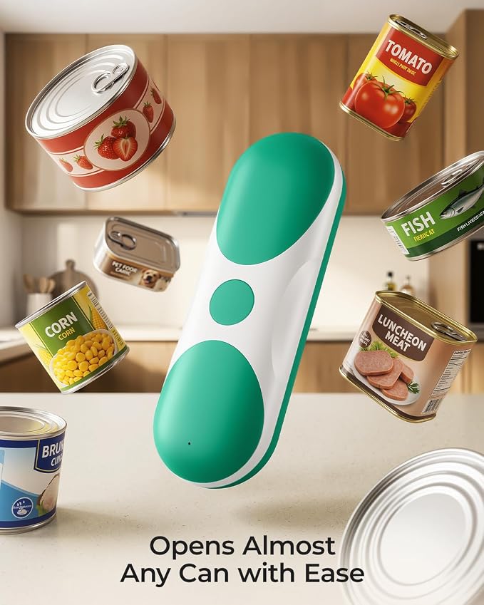 Electric Can Opener, One-Touch Automatic Can Opener, USB Rechargeable Electric - Image 7