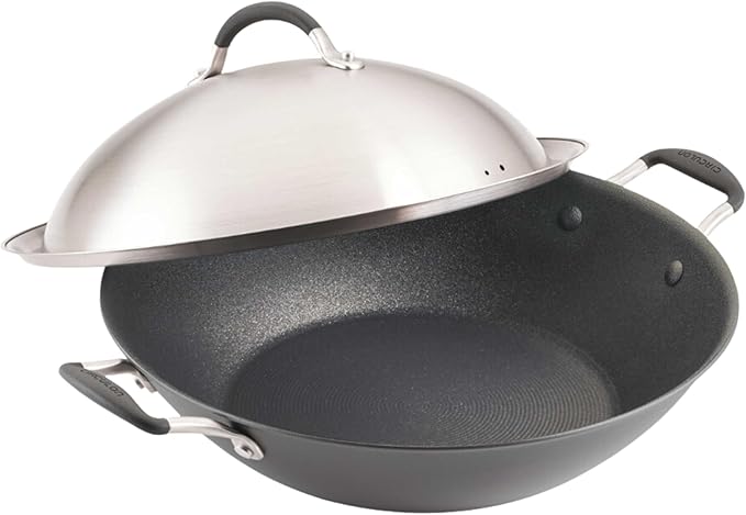 Circulon A1 Series w/ScratchDefense Nonstick Induction Wok by Circulon