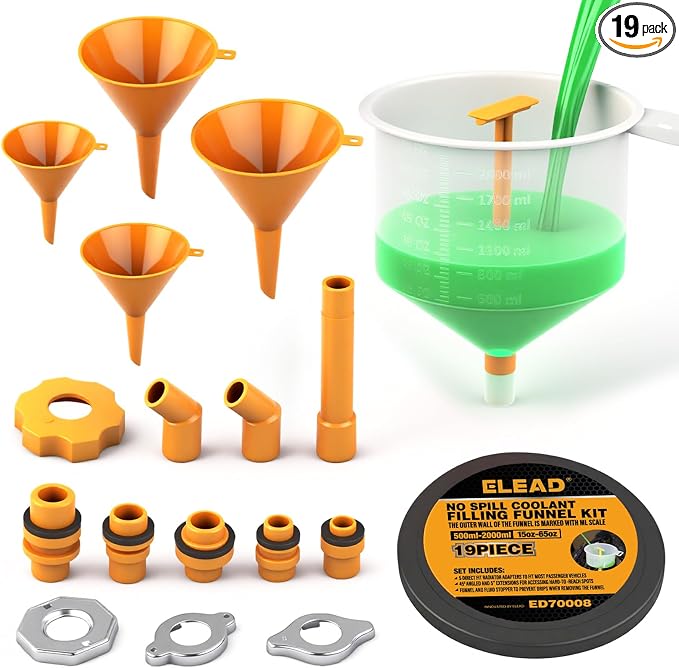 ELEAD No-Spill Coolant Funnel Kit by ELEAD