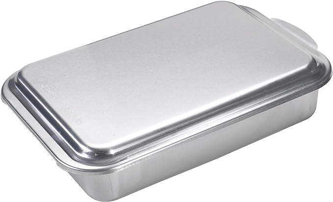 Nordic Ware Classic Metal 9x13 Covered Cake Pan by NordicWare