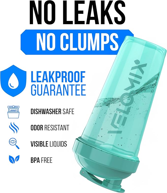 VELOMIX -2 Pack- 28 oz Protein Shaker Bottles - Image 3