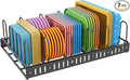 X-cosrack Metal Food Container Lid Organizer&Adjustable 6 Dividers Storage by X-cosrack