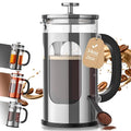 Veken French Press Coffee Maker 34oz 1 L, No Plastic Touching Cafe, Heat by Veken