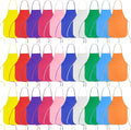 KUUQA 16/24/30/36/40Pcs Kids Apron Painting Aprons by KUUQA